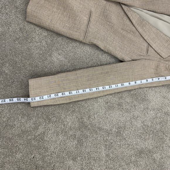 Armani Collezioni tan single‎ breasted blazer W-8 - Picture 11 of 12